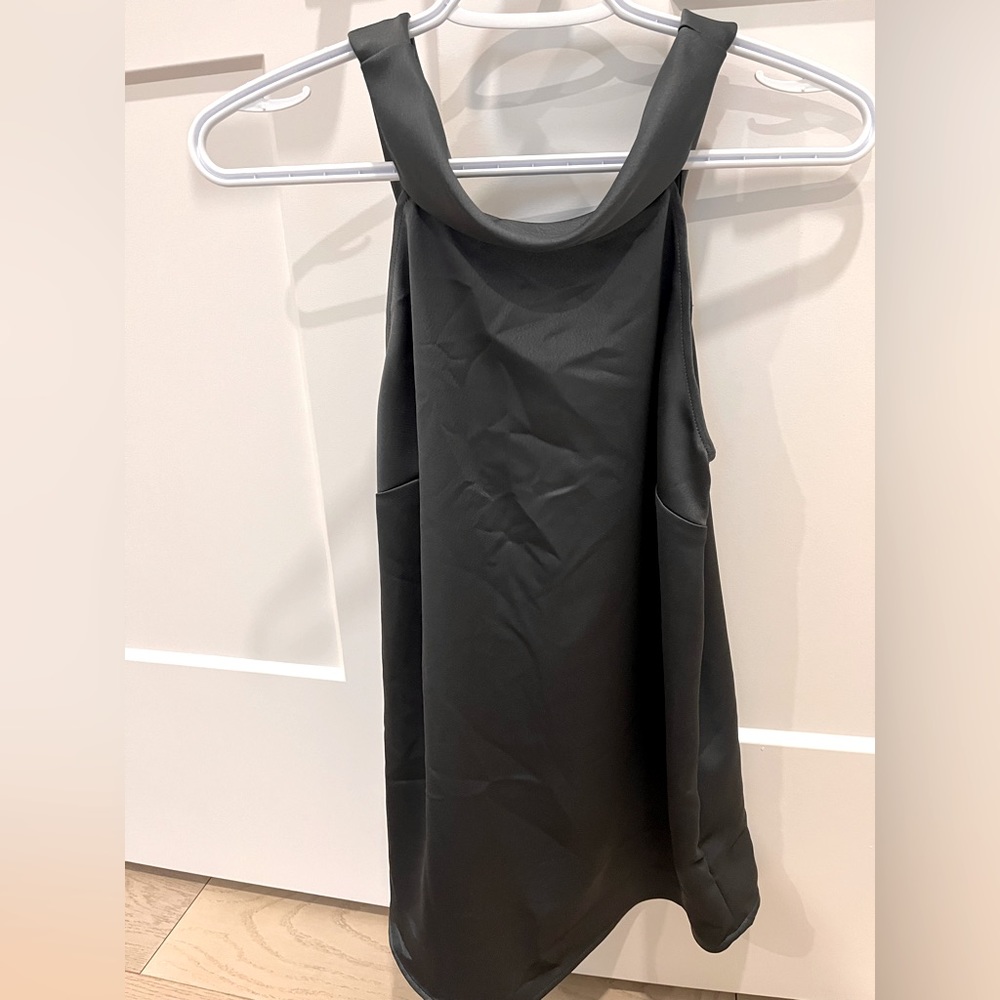 Reiss Black Racerback Tank Top